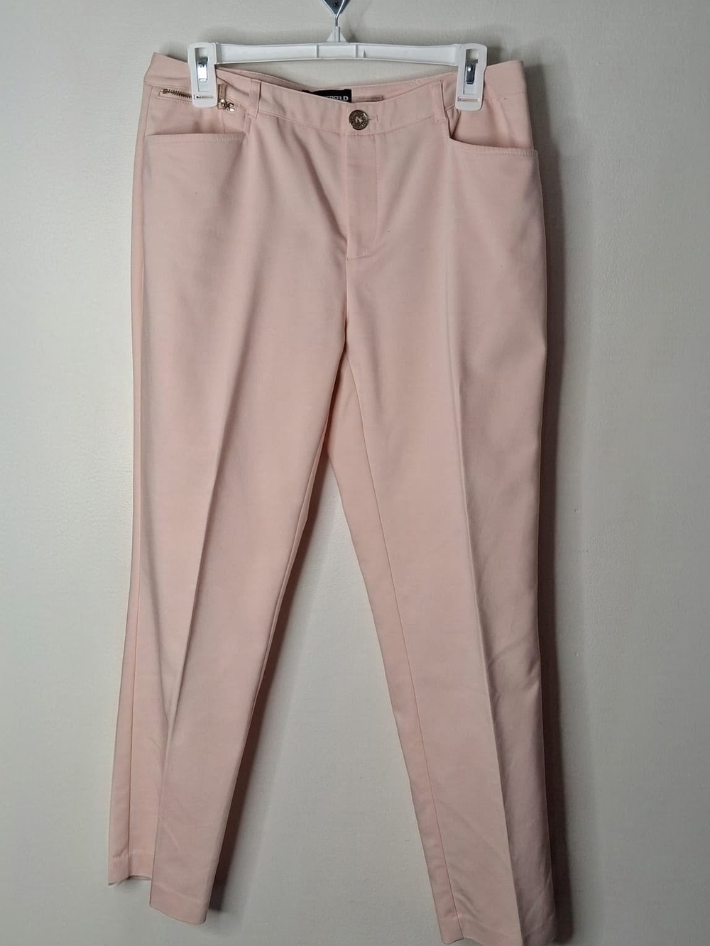 Karl Lagerfeld Paris Laris Blush Pink Ankle Pants Size 6